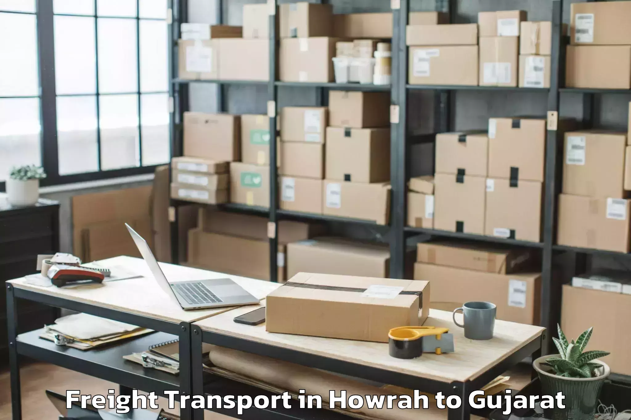 Top Howrah to Sankalchand Patel University V Freight Transport Available